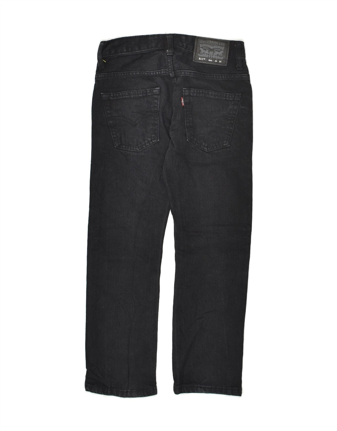 LEVI'S Girls 511 Straight Jeans 7-8 Years W24 L22  Black Cotton | Vintage Levi's | Thrift | Second-Hand Levi's | Used Clothing | Messina Hembry 