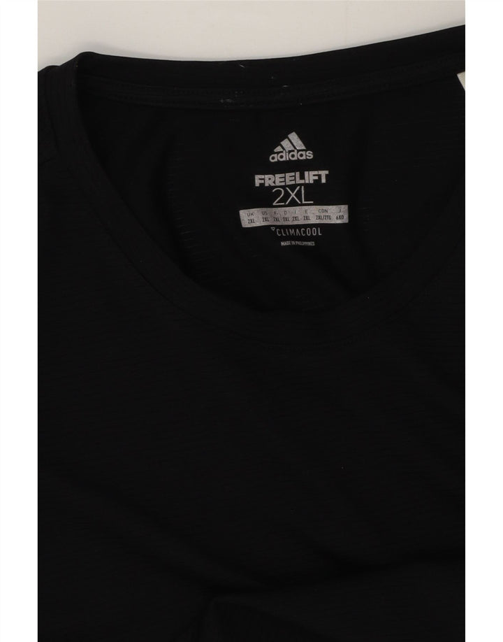 Adidas Мужская футболка Climacool Top 2XL Черный
