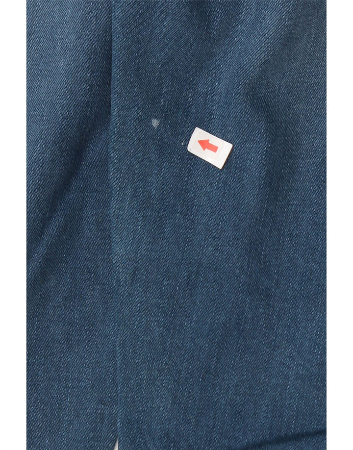 Мужские узкие джинсы Hugo Boss W34 L34 синие, хлопок