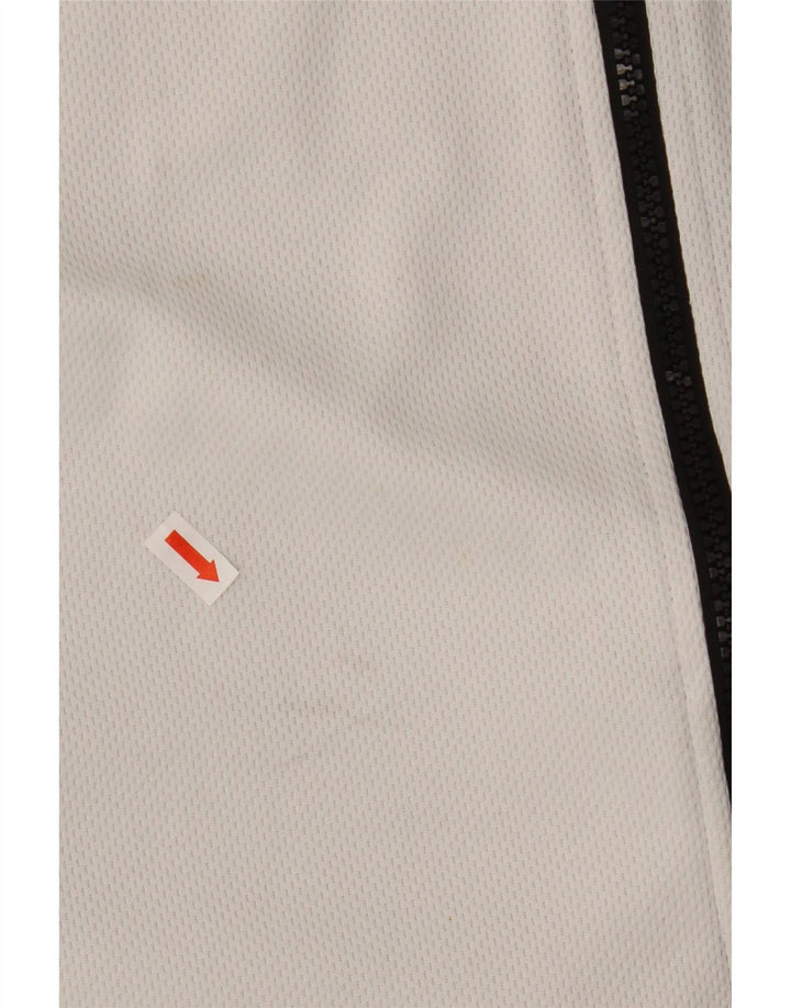 Мужской спортивный костюм с графическим рисунком Puma, большая белая полиэстеровая куртка