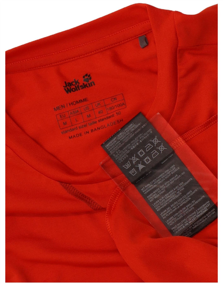 Мужская футболка Jack Wolfskin Top UK 40, средний оранжевый полиэстер