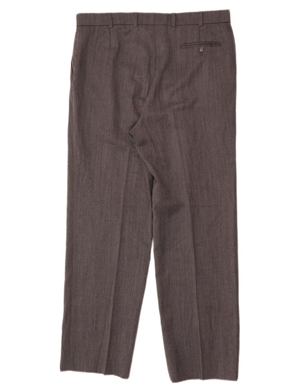 Мужские прямые костюмные брюки Marks & Spencer St. Michael W38 L33 серые
