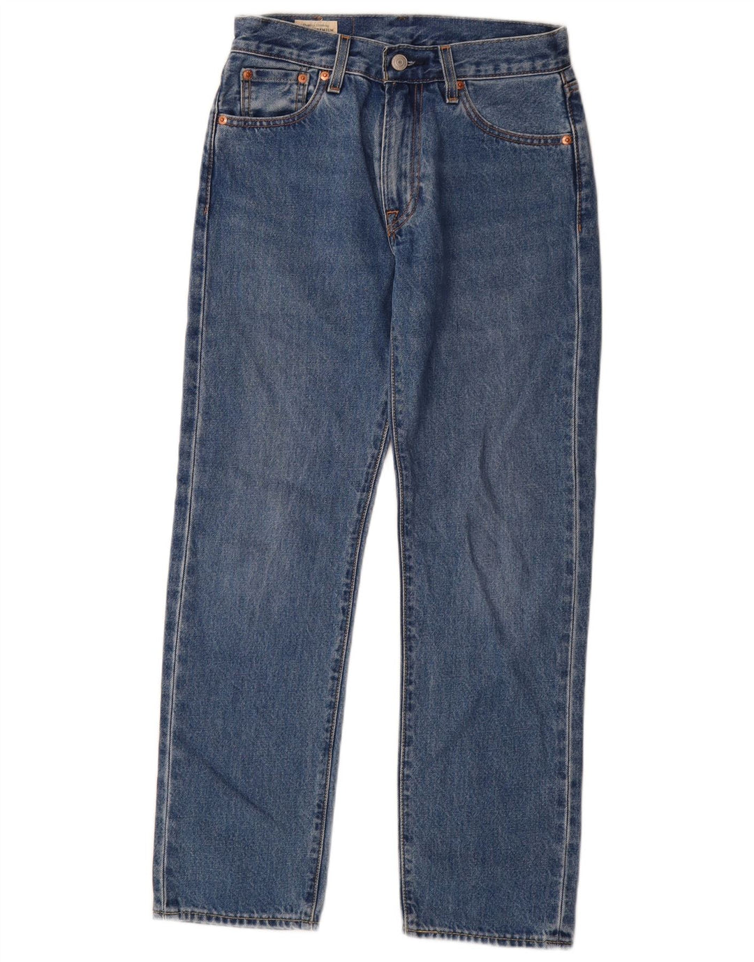 Женские прямые джинсы Levi's 551 W26 L30 синие, хлопок