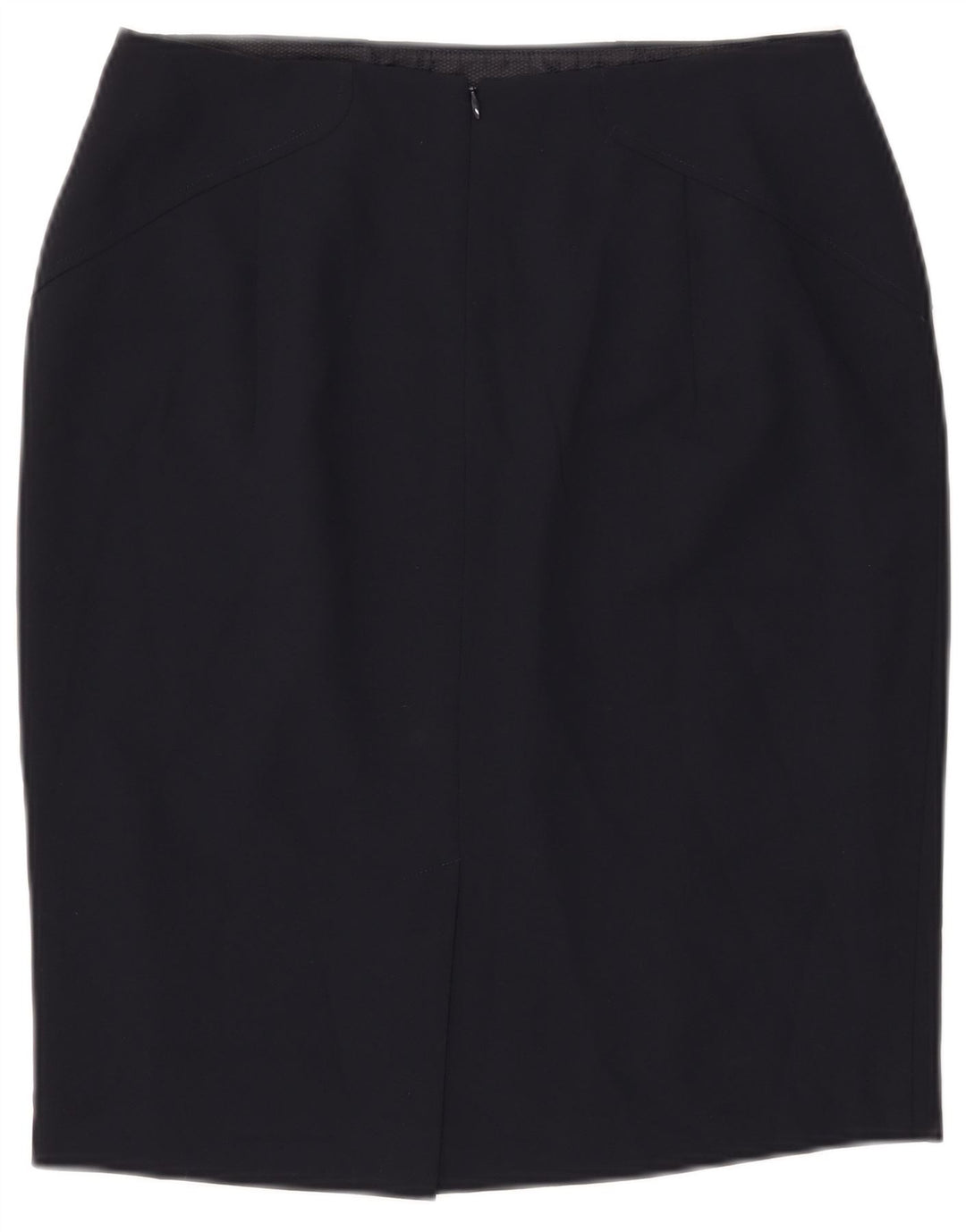 Женская юбка-карандаш John Lewis UK 12 Medium W30 Темно-синий полиэстер