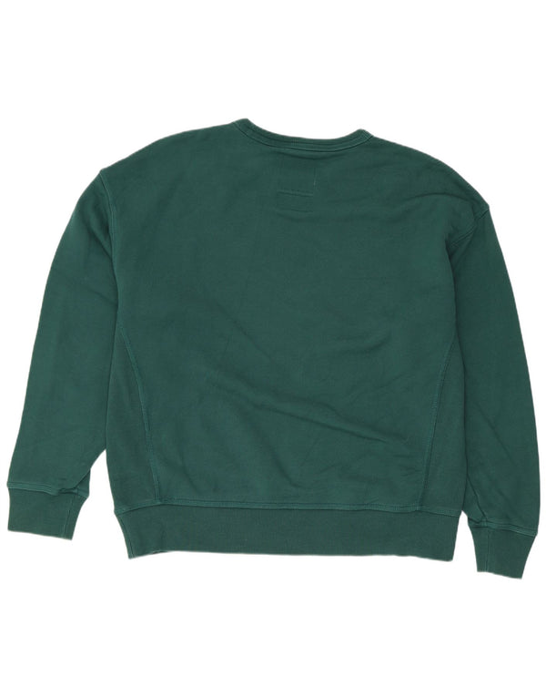 Converse Mens Sweatshirt Jumper Medium Green Cotton