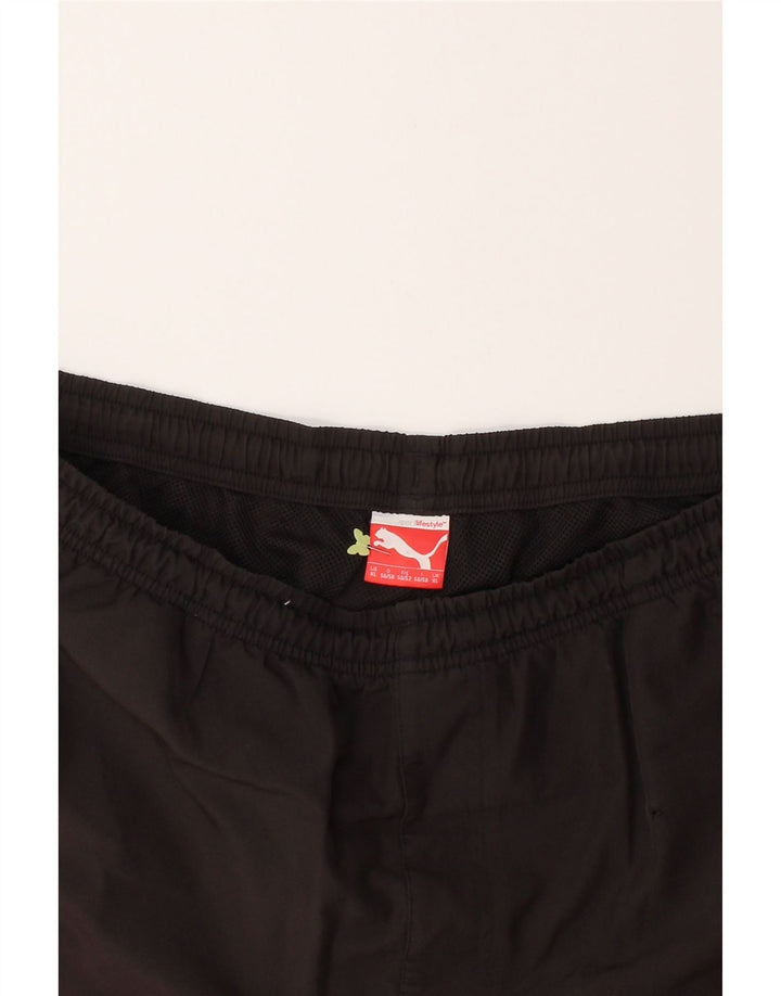 PUMA Mens Sport Shorts XL Black Vintage Puma and Second-Hand Puma from Messina Hembry 