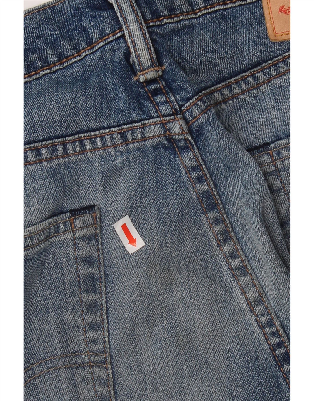 Мужские узкие прямые джинсы Levi's 513 W32 L32 синие, хлопок