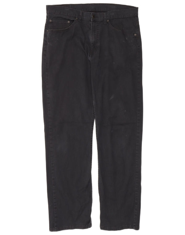 Мужские прямые повседневные брюки LEVI'S 752 W36 L32 Темно-синие, хлопок