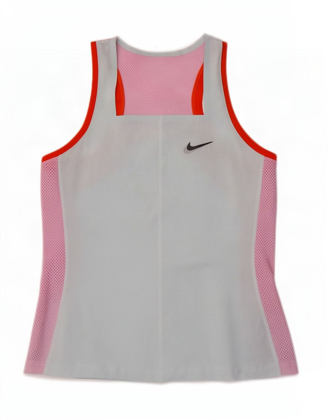 Женский топ Nike Dri Fit Slim Vest UK 12, средний синий, цветной блок
