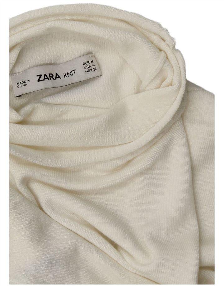 Женская майка Zara UK 12, средний белый