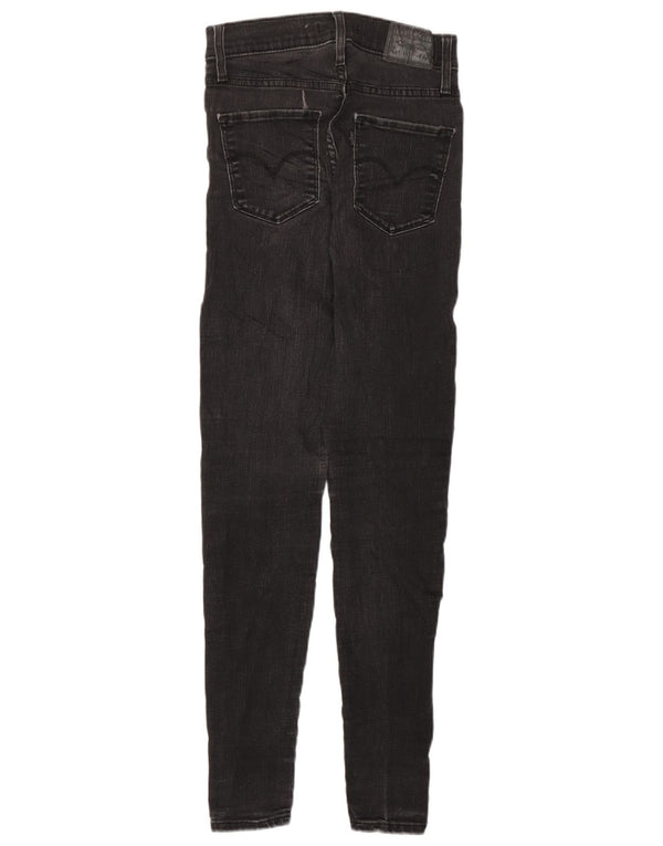 Женские джинсы Levi's 721 Super Skinny с высокой посадкой W25 L30 Серые хлопковые