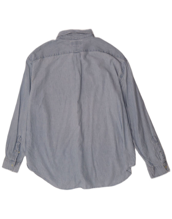 Мужская рубашка классического кроя Ralph Lauren 3XL, синяя, хлопок