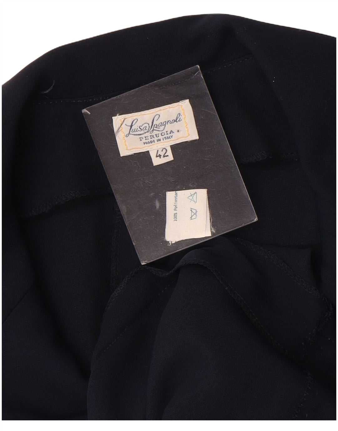 LUISA SPAGNOLI Женское двубортное платье-рубашка IT 42 Средний Темно-Синий