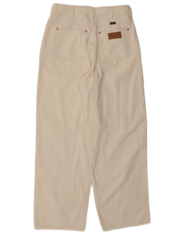 Женские укороченные джинсы с завышенной талией Wrangler W29 L29 Off White