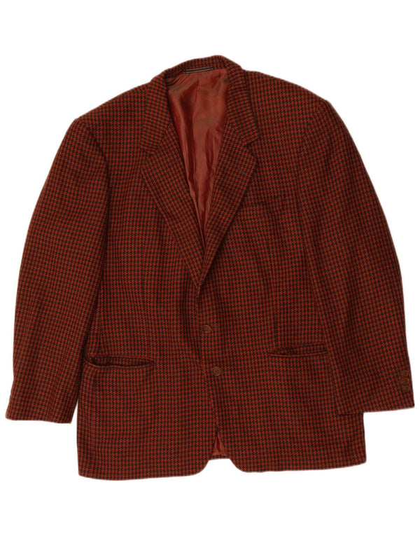 Ermenegildo Zegna Мужской пиджак на 2 пуговицах UK 42 XL Коричневый с узором 