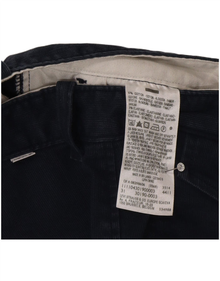Мужские вельветовые шорты Levi's W31, средний темно-синий, хлопок