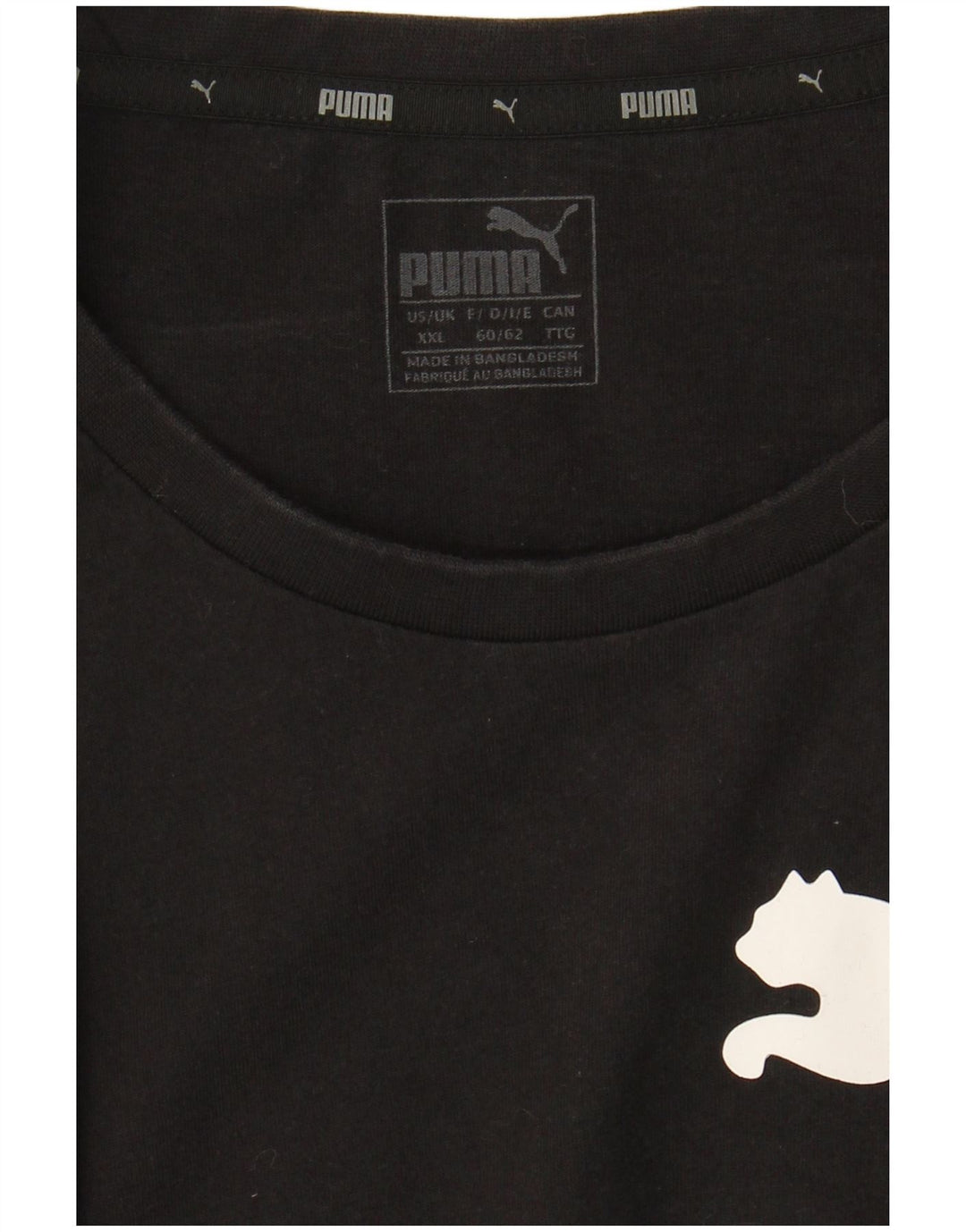 Мужская футболка с рисунком Puma 2XL, черная