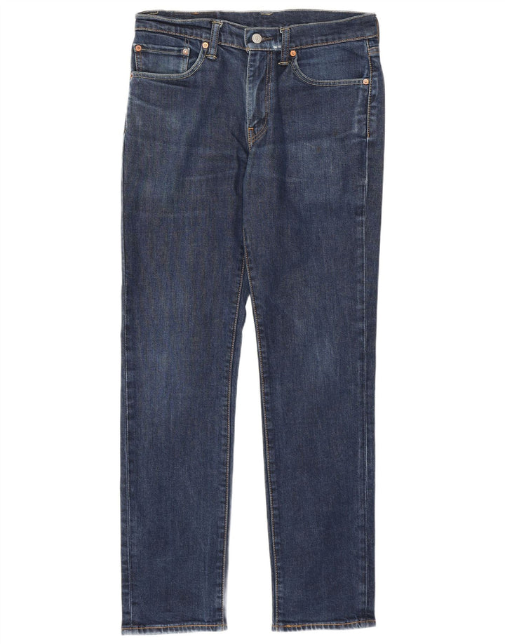 Мужские джинсы Levi's 511 Slim W32 L32 Темно-синие, хлопок