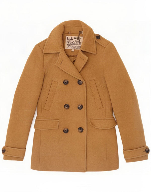 Женское полупальто Jack Wills UK 8, маленькая коричневая шерсть