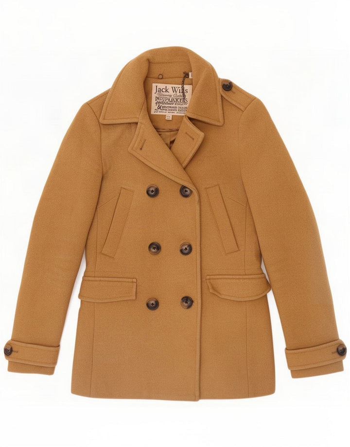 Женское полупальто Jack Wills UK 8, маленькая коричневая шерсть