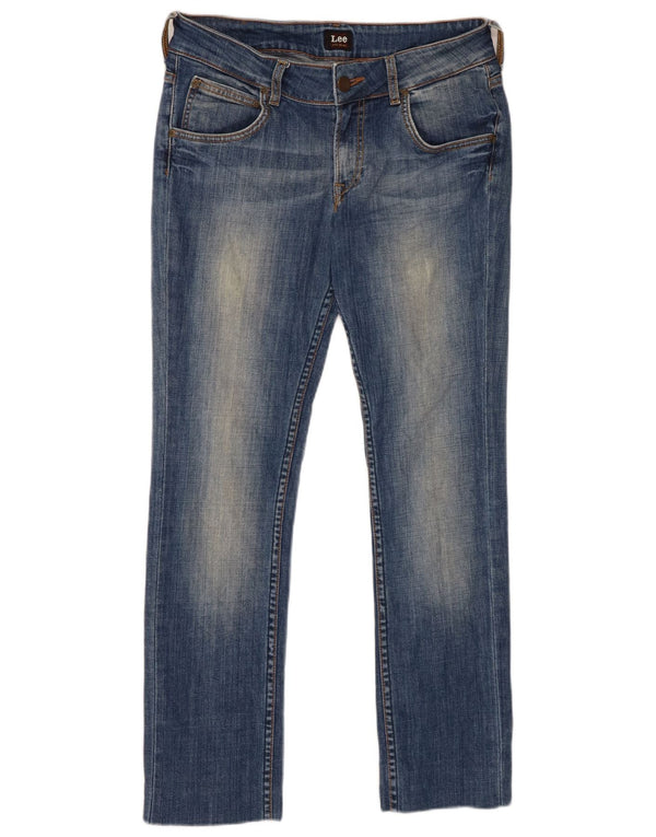 Женские прямые джинсы Lee Amy W30 L29, синий хлопок