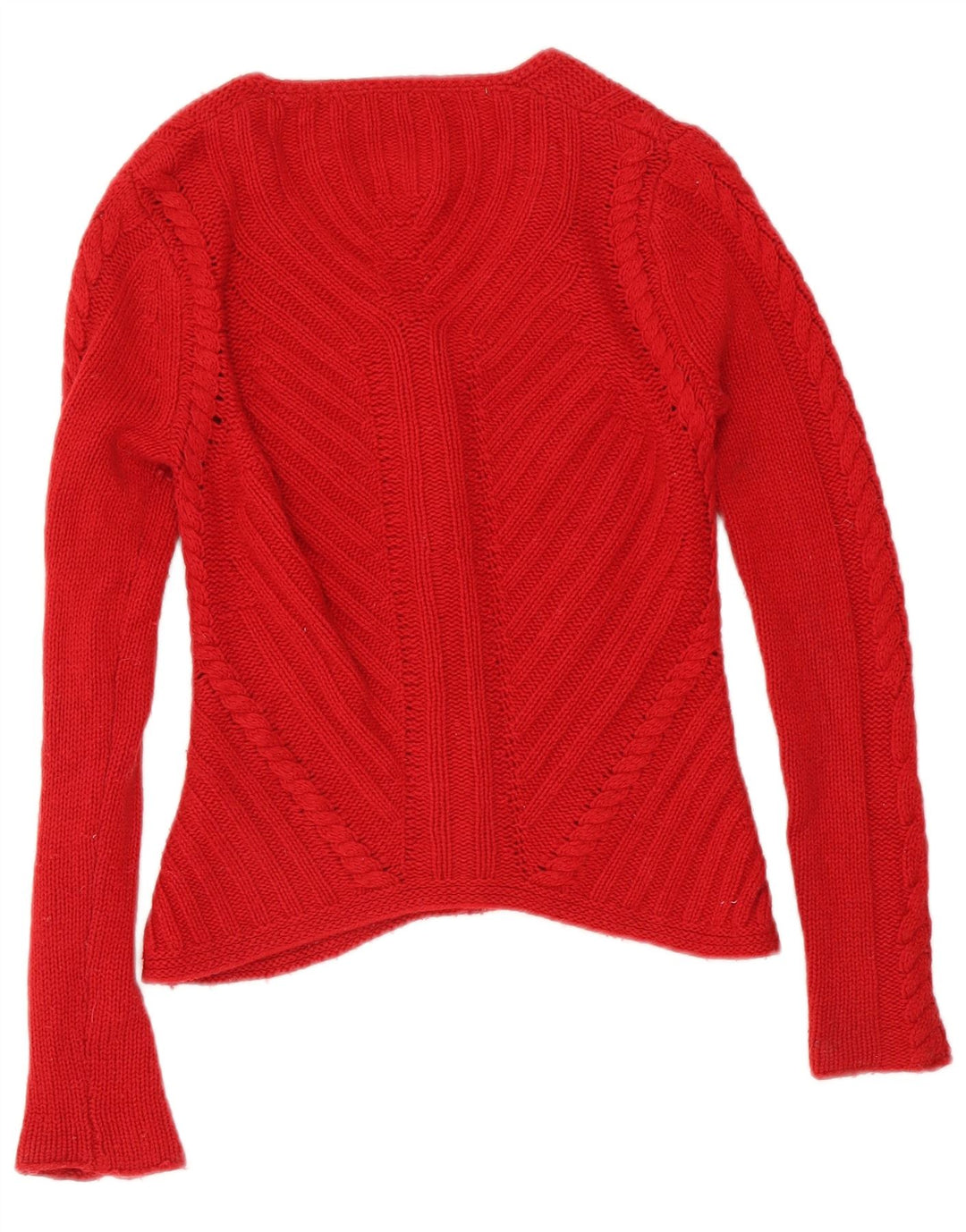 Женский кардиган Hobbs UK 8, маленький красный из овечьей шерсти