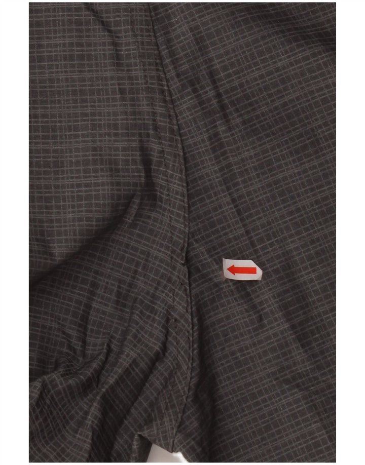 Мужские шорты чинос QUIKSILVER W40 XL серые в клетку из полиамида