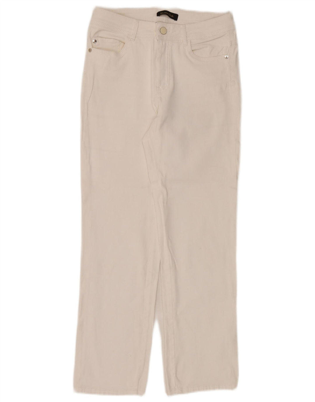 Джинсы женские прямые Massimo Dutti EU 36 XS W26 L26 белые