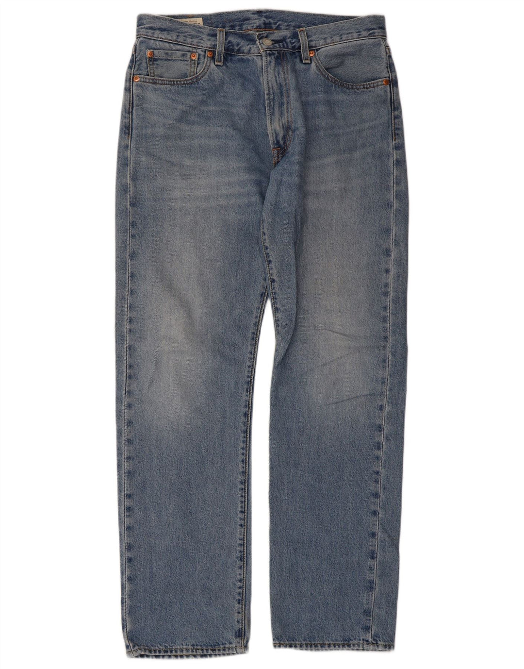 Мужские прямые джинсы Levi's 551 W30 L32 синие, хлопок