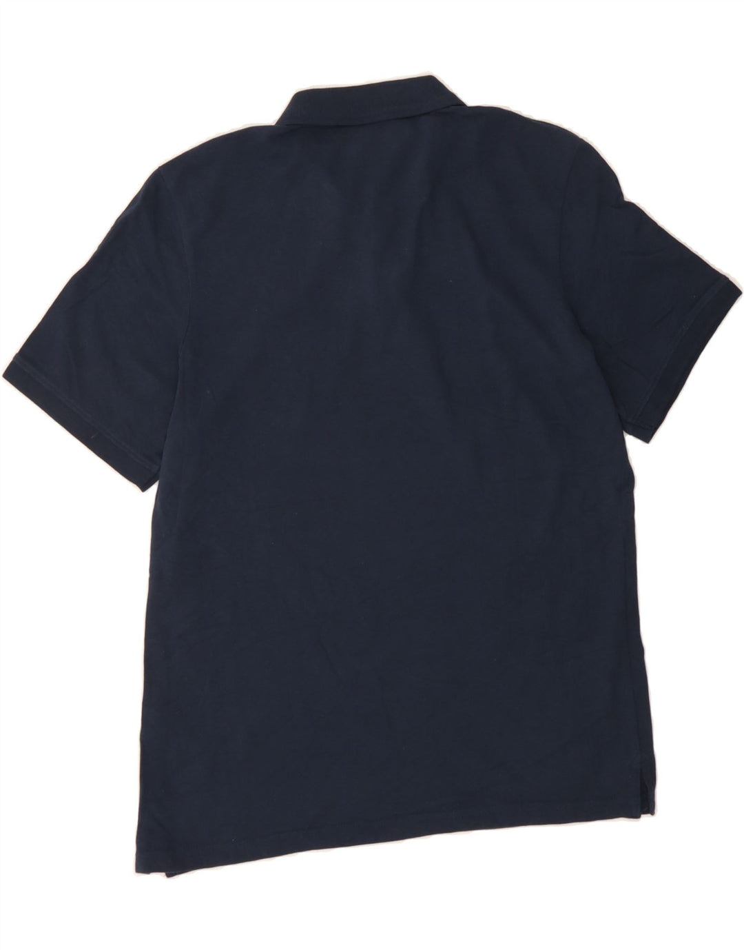 JACK & JONES Mens Polo Shirt Medium Navy Blue Cotton Vintage Jack & Jones and Second-Hand Jack & Jones from Messina Hembry 