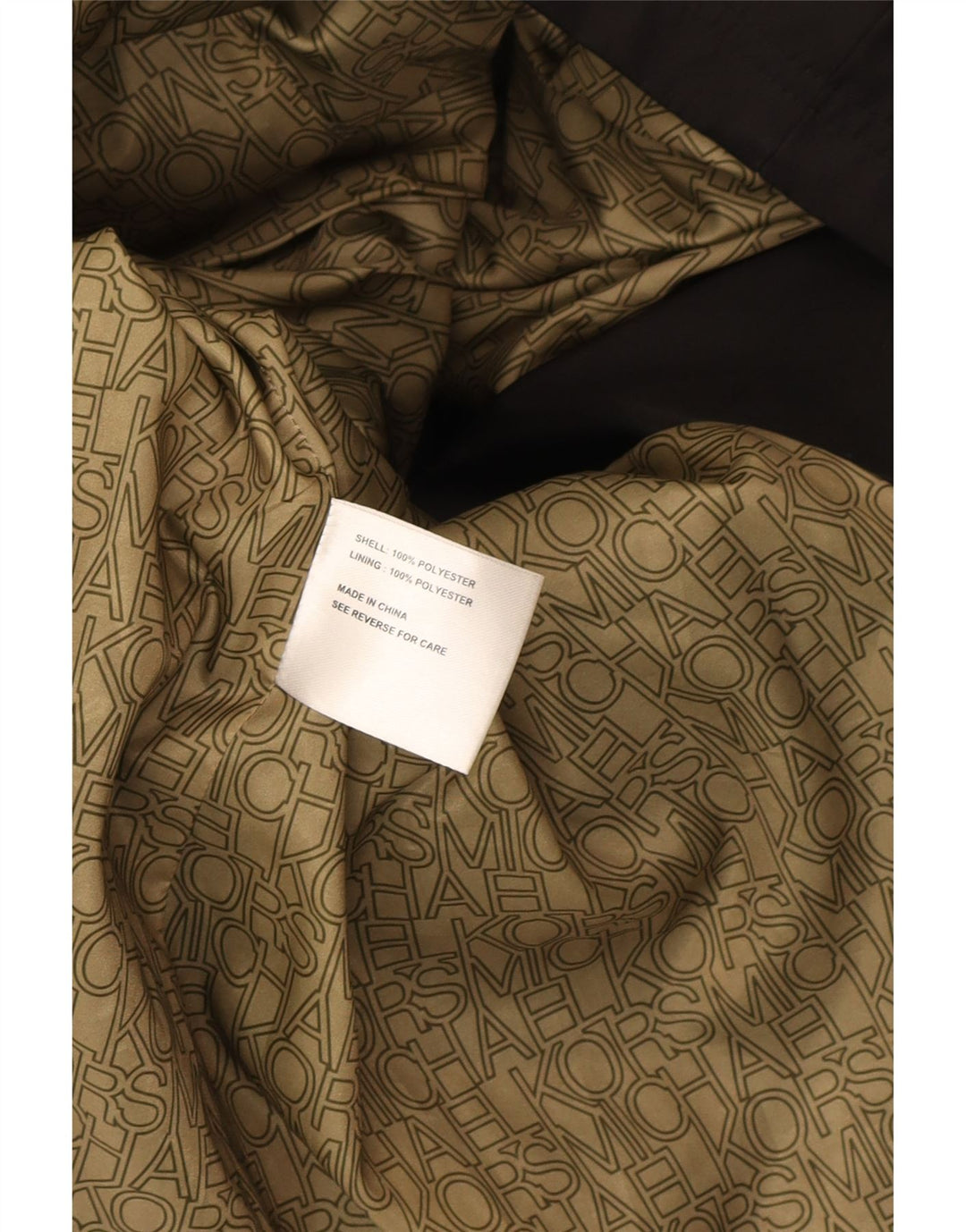 Женская куртка Michael Kors с капюшоном UK 18 XL, черный полиэстер