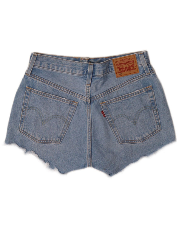 Женские джинсовые шорты Levi's 501 W26, маленькие синие, хлопок