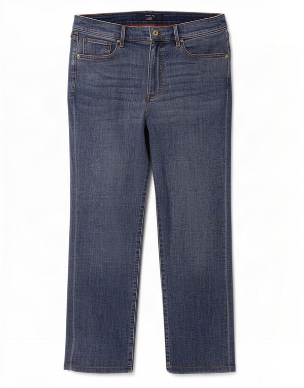 Женские прямые джинсы Tommy Hilfiger US 14 XL W34 L27, синий хлопок
