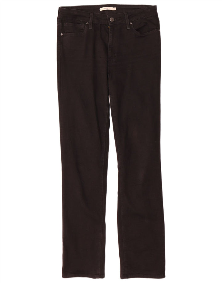 Женские узкие джинсы Levi's 712 W30 L32, черный хлопок