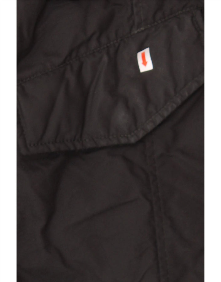 REFRIGIWEAR Womens Windbreaker Coat IT 50 XL Black Nylon Vintage Refrigiwear and Second-Hand Refrigiwear from Messina Hembry 