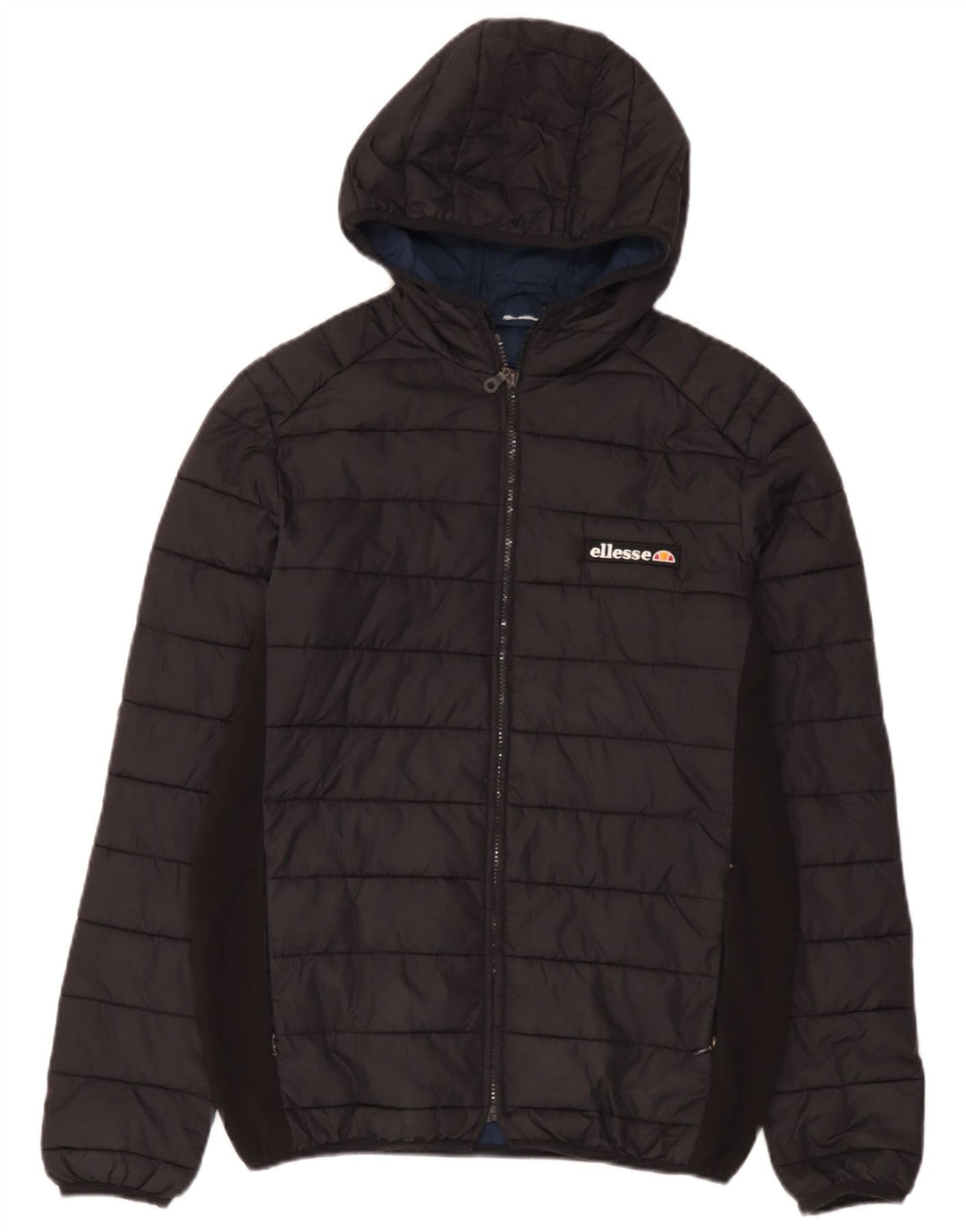 Мужская утепленная куртка Ellesse UK 36, маленькая, черный нейлон