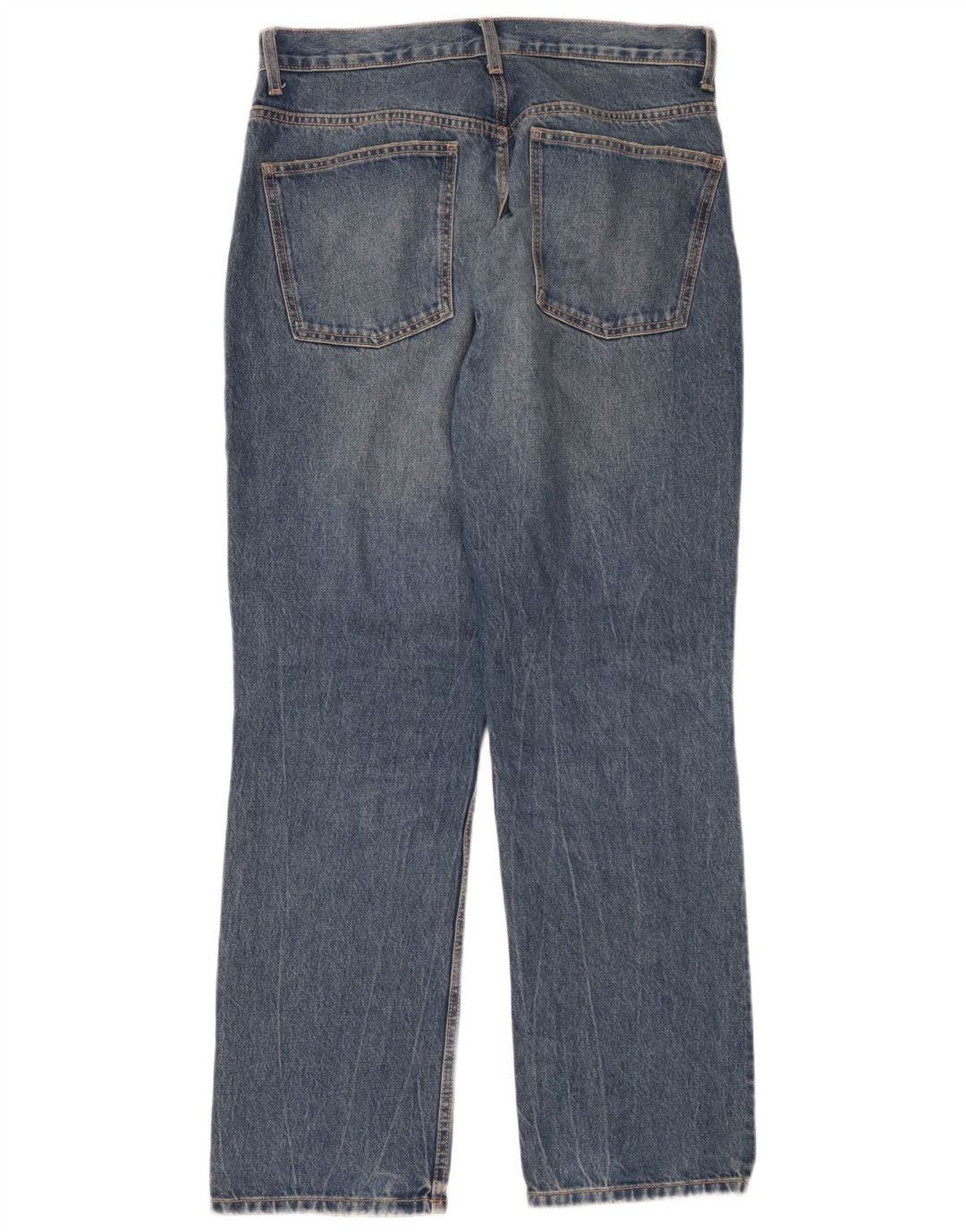 Женские прямые джинсы Zara EU 44 XL W34 L32 синие