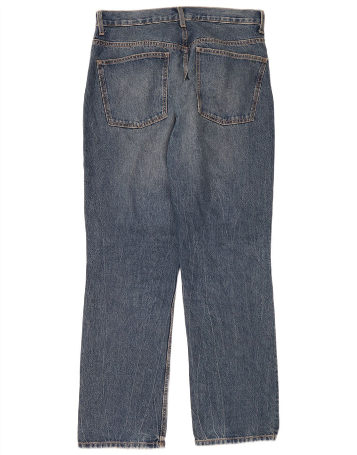 Женские прямые джинсы Zara EU 44 XL W34 L32 синие