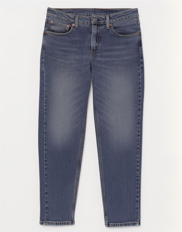 Мужские зауженные зауженные джинсы Levi's 512 W30 L30 синие, хлопковые классические