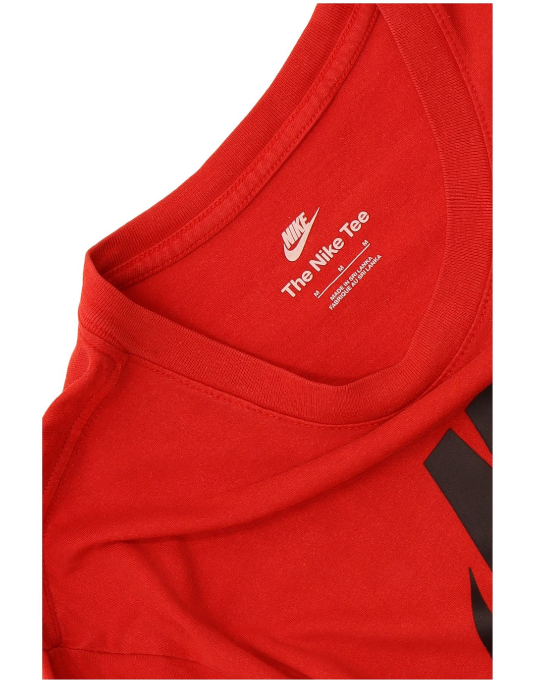 Мужская футболка с рисунком Nike, средний красный