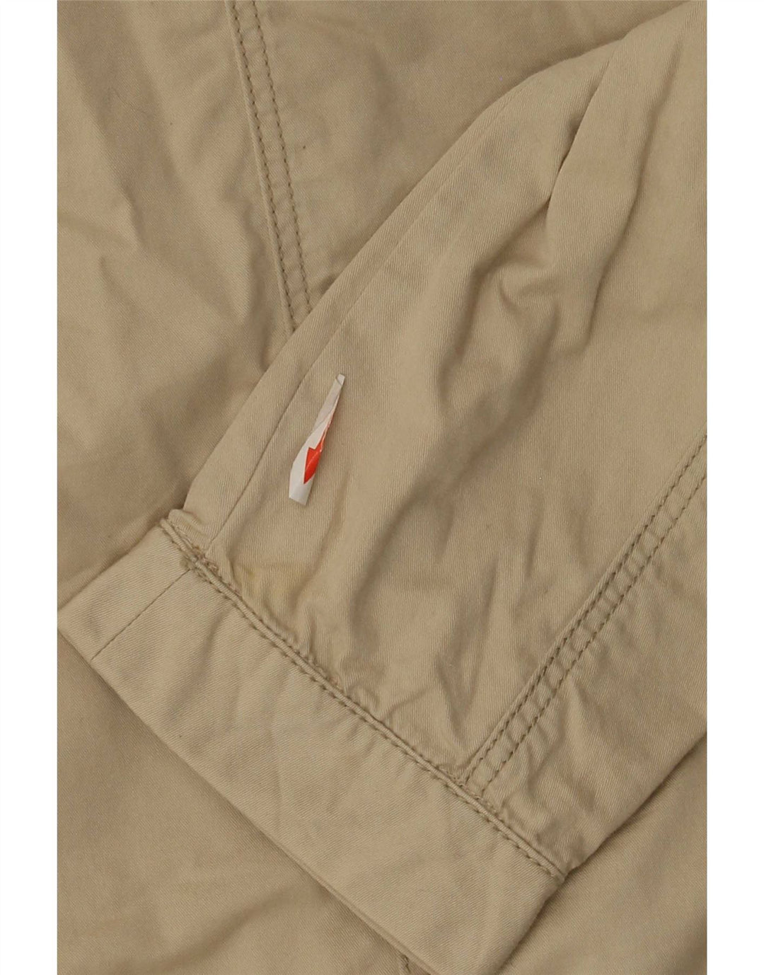 Женский бомбер Zara UK 12, средний бежевый, хлопок