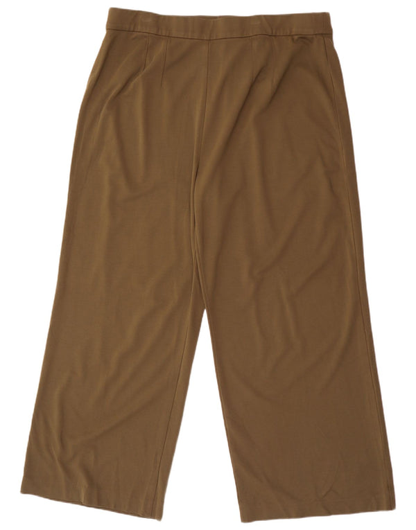 Женские повседневные широкие брюки Marks & Spencer UK 22 2XL W38 L30 хаки