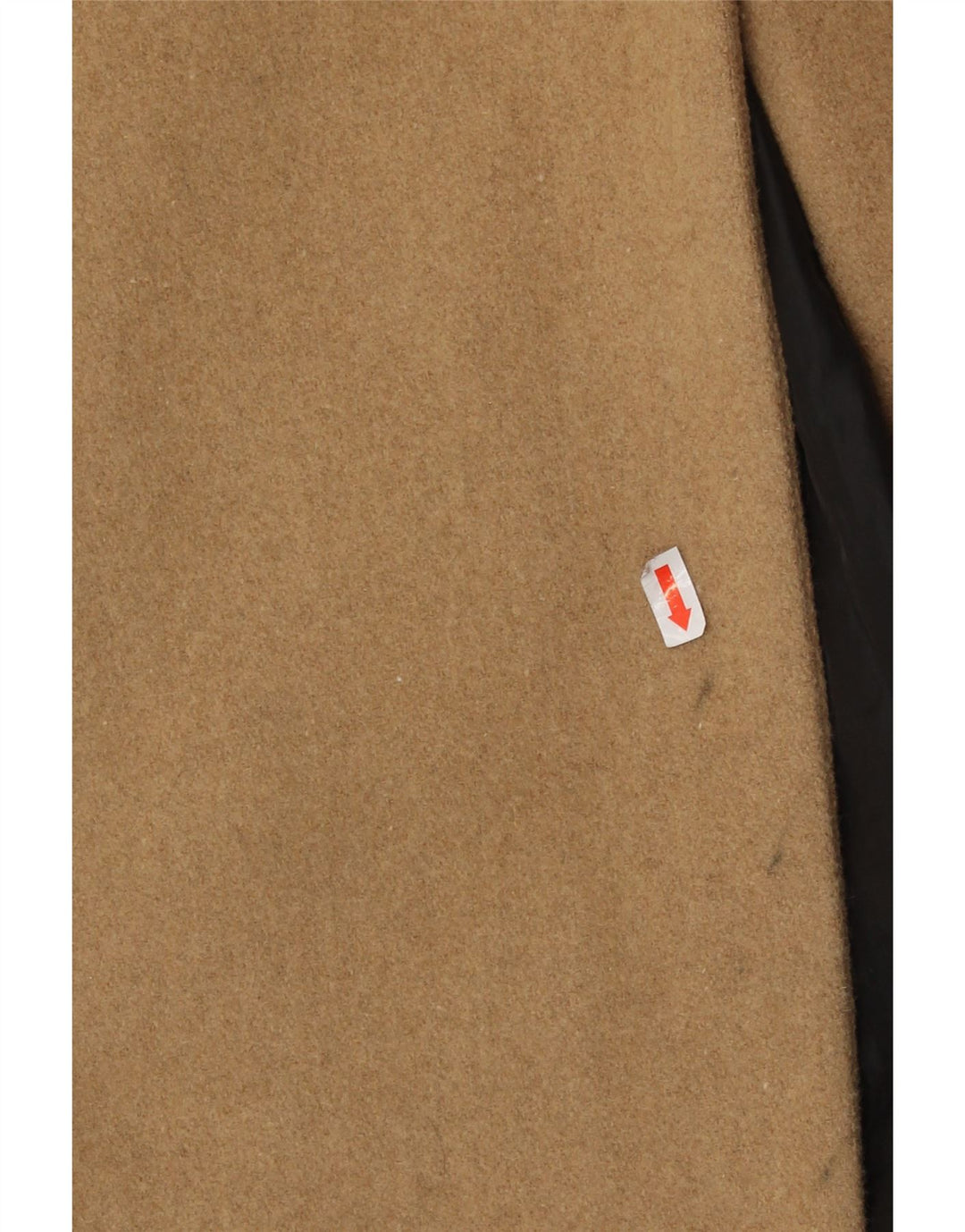 SUPERDRY Womens Overcoat UK 14 Medium Beige Wool