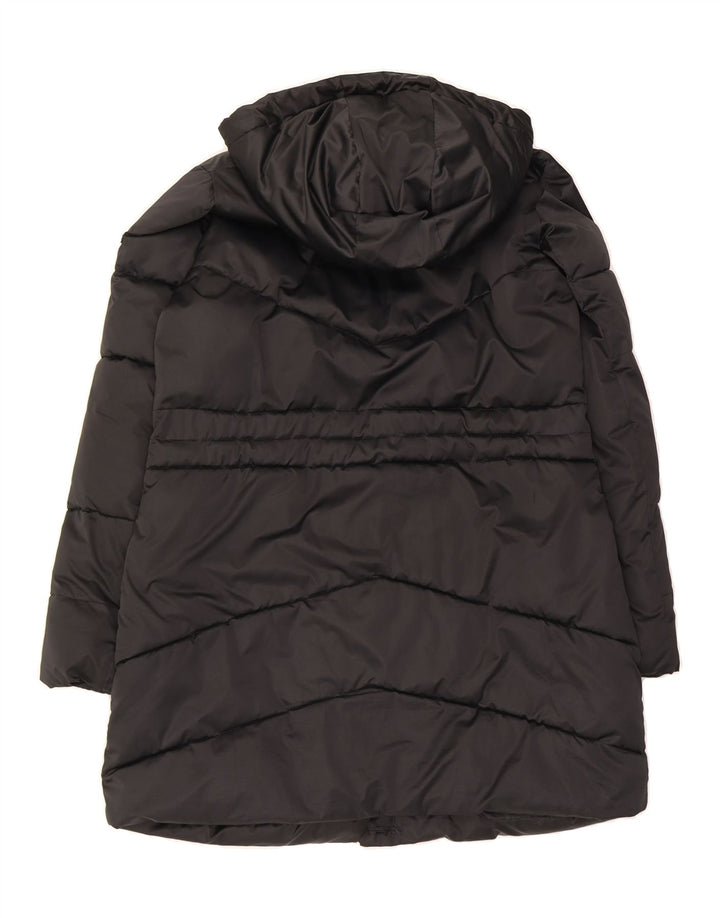 ASTROLABIO Womens Hooded Padded Coat IT 48 XL Black Polyester Vintage Astrolabio and Second-Hand Astrolabio from Messina Hembry 