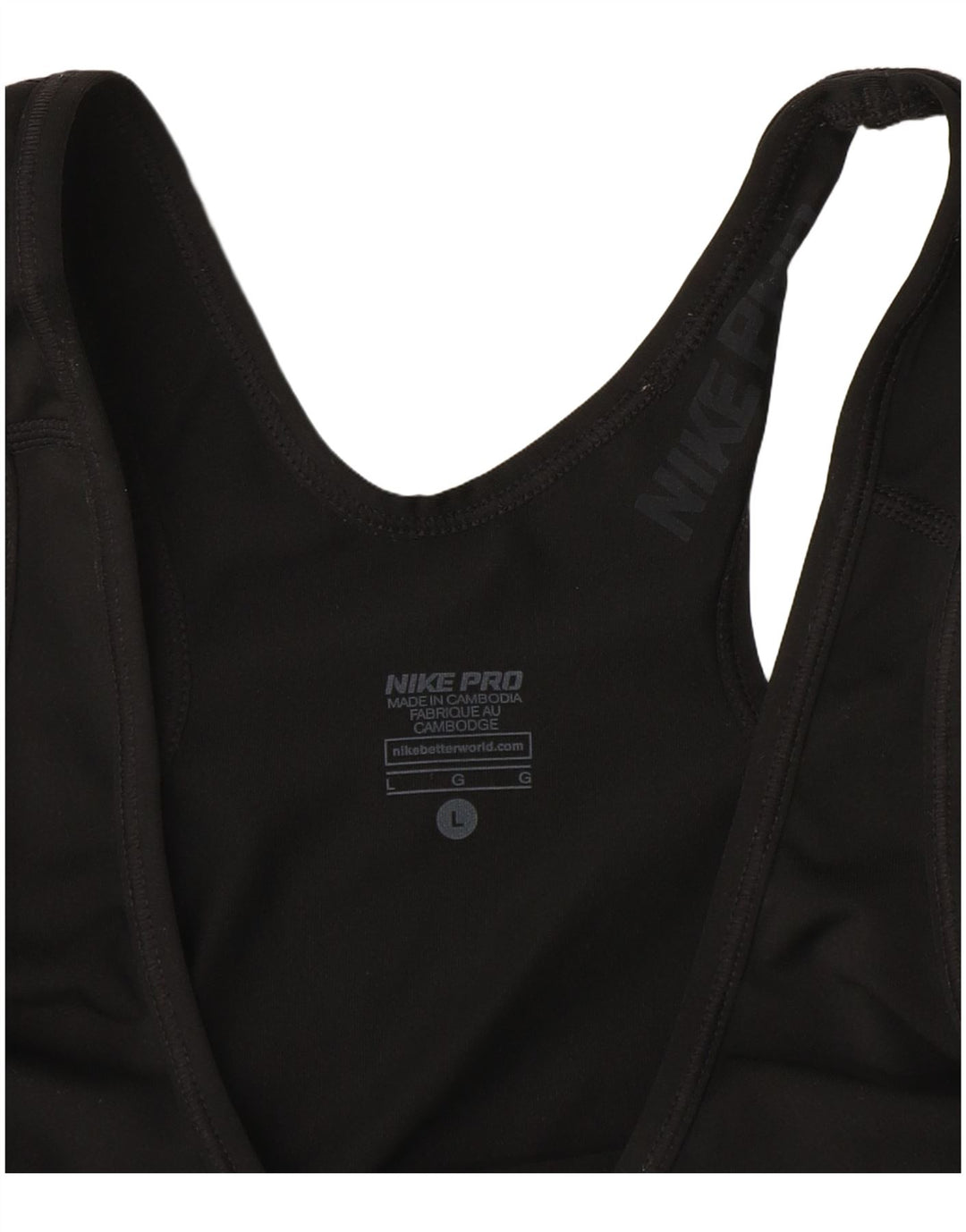 Женский жилет с графическим принтом Nike Dri Fit UK 14, большой черный