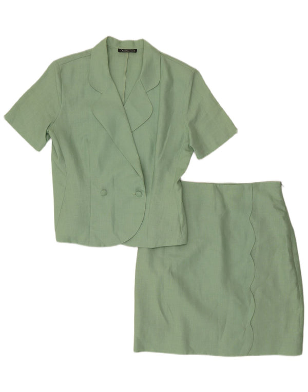 Cacharel Женская двубортная юбка из 2 предметов IT 44 Medium W28 Зеленый