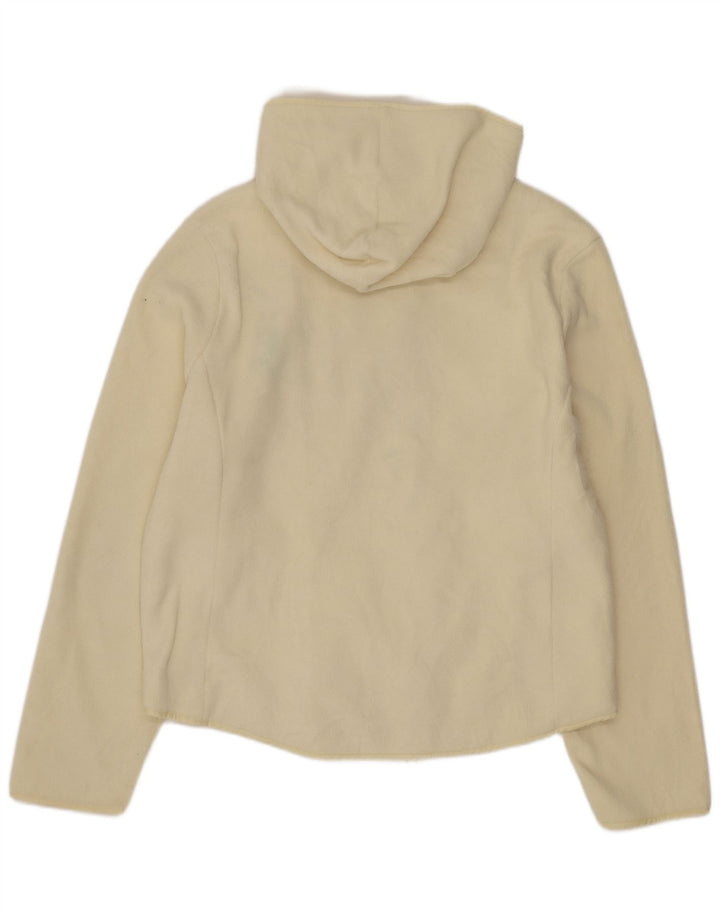 Женская флисовая куртка с капюшоном Calvin Klein Jeans UK 18 XL, белый полиэстер