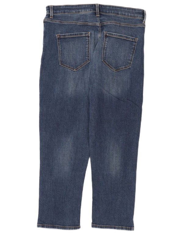 Женские джинсы Marks & Spencer The Carrie Capri UK 14, большие W32 L22, синие