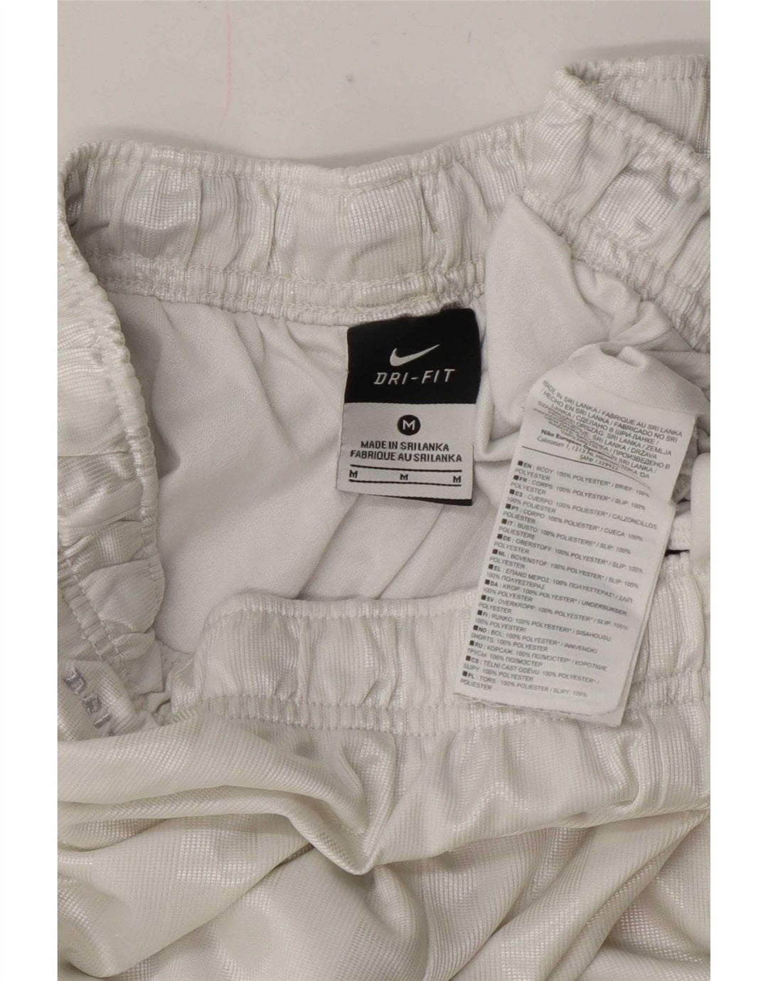 Мужские спортивные шорты Nike Dri Fit Regular, полиэстер средней длины, белая полоска