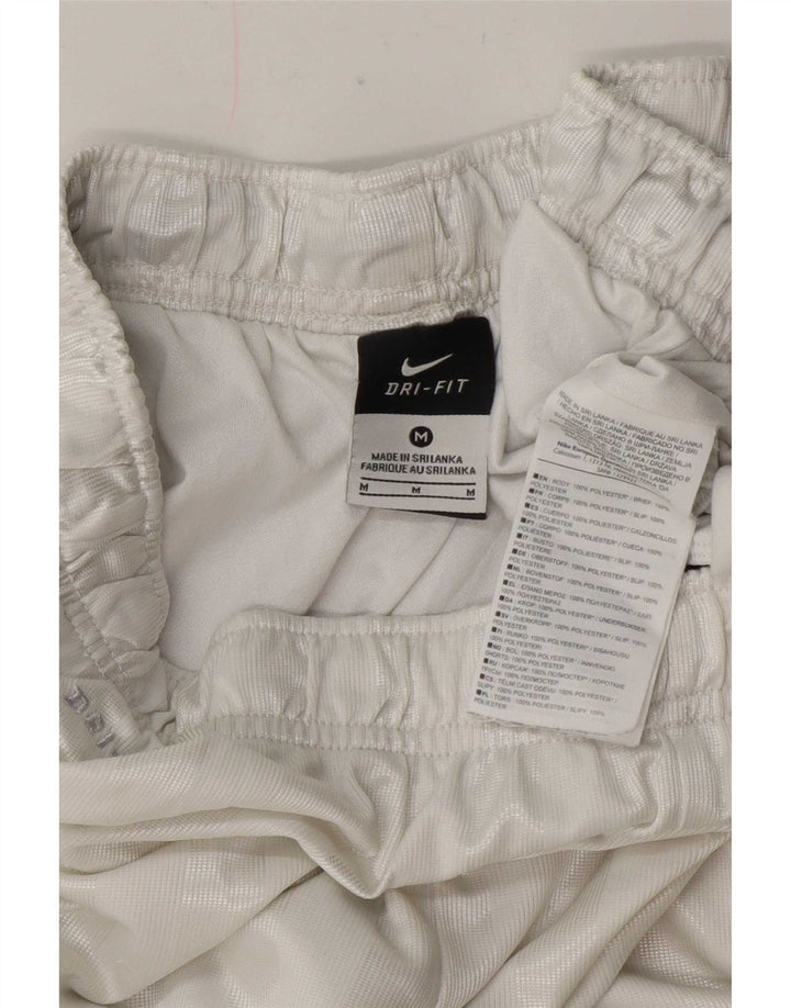 Мужские спортивные шорты Nike Dri Fit Regular, полиэстер средней длины, белая полоска
